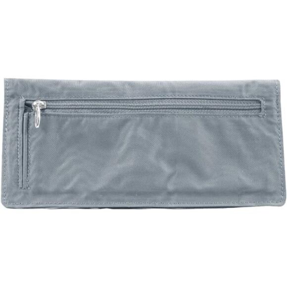 Big Skinny Women's Executive Bi-Fold Checkbook Slim Wallet, Holds Up to 40 Cards - Picture 3 of 4